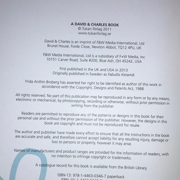 Handmade Pottery at Home Book - simple creations to make on your kitchen table - Picture 16 of 16